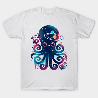 Space octopus galaxy T-Shirt